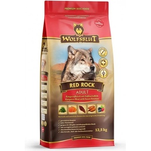 Wolfsblut RED ROCK ADULT - Kangaroo Meat with Sweet Potatoes - храна за кучета, БЕЗ ЗЪРНО с Месо от кенгуру със сладки картофи, за средни и едри породи, Германия - 12, 5 кг - WB784936
