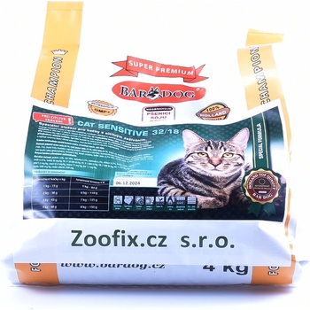 Bardog Cat Sensitive 32/18 4 kg