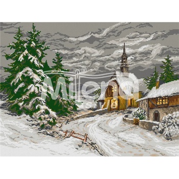 Image 1 of Milena Style Горски параклис - Печатана Aida 14 ct без конци