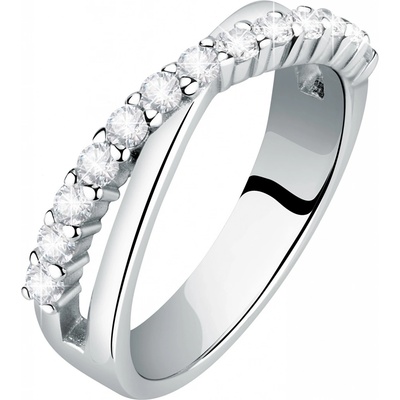 Morellato Elegantní stříbrný prsten se zirkony Scintille SAQF151