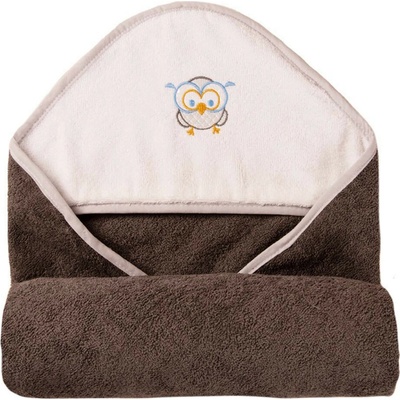 Babymatex Osuška s kapucňou Maxi 100 x 100 cm Hnedá
