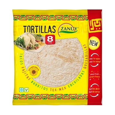 Zanuy Pšeničné Tortilla placky 8ks