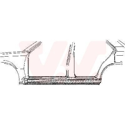Nástupní panel VAN WEZEL 3760103