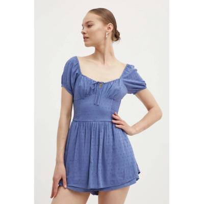 Hollister Co. cold shoulder KI359.4172.201 modrý