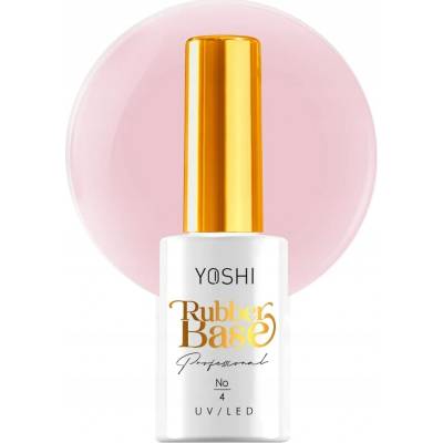 Podkladová báza na nechty Yoshi kaučuková hnedá 10 ml Rubber Base