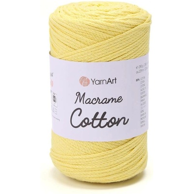 Yarn Art Macrame Cotton 754 bledě žlutá