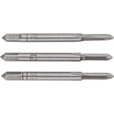 Závitníky - sada 3 ks, Topex M3 (sada 3ks), balení 1 ks