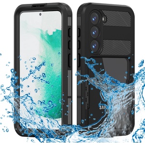 SHELLBOX Калъф за Samsung Galaxy S23 - водоустойчив корпус ShellBox IP68 - черен