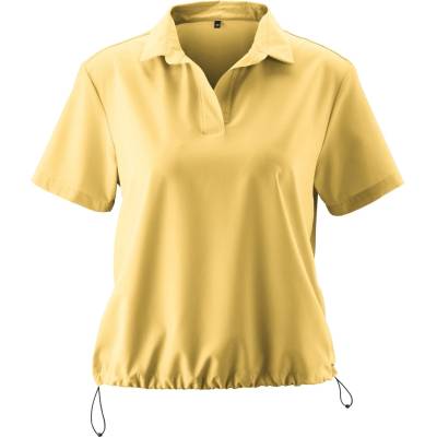 Gonso Дамска фланелка с къс ръкав за колоездене Gonso Women's Adventure Blouse Cycling jersey - Yellow Finch - размер 36 (EU) (156-2895-0312)