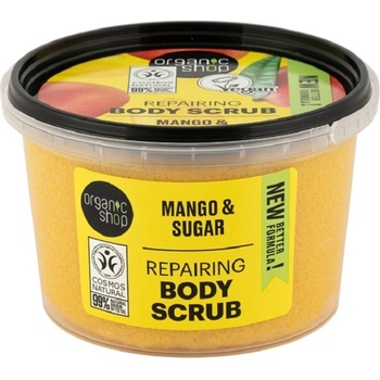Organic Shop Скраб за тяло Mango & Sugar, 250 ml