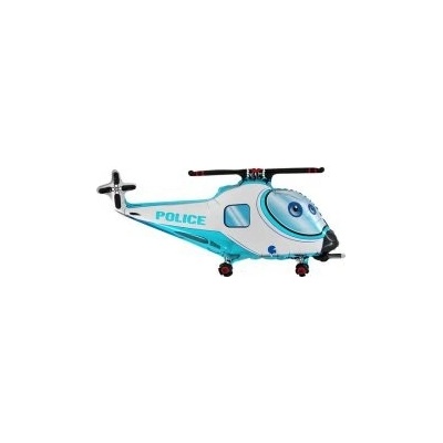 GRABO fóliový balónek Helikoptéra policejní 37" 94cm nafukovací