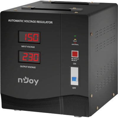 NJoy Стабилизатор nJoy Alvis 1000 1000VA, Schuko | AVRL-10001AL-CS01B (AVRL-10001AL-CS01B)