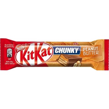 Nestlé NESTLÉ Kit Kat Chunky фъстъчено масло 42гр