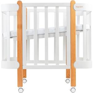 Ingvart Трансформиращо Легло 5в1 Nika 60x95/60x120см Бял + Натур Ingvart (I-2701832)