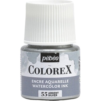 Pébéo Colorex Рисуване с мастило Silver 45 ml 1 бр (417055)