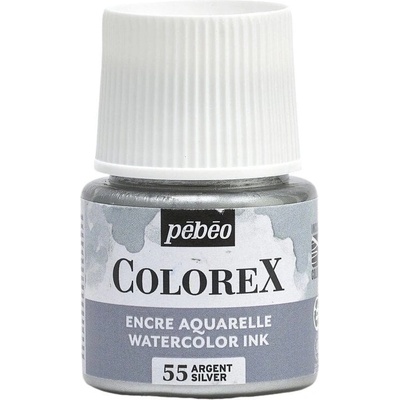 Pébéo Colorex Рисуване с мастило Silver 45 ml 1 бр (417055)