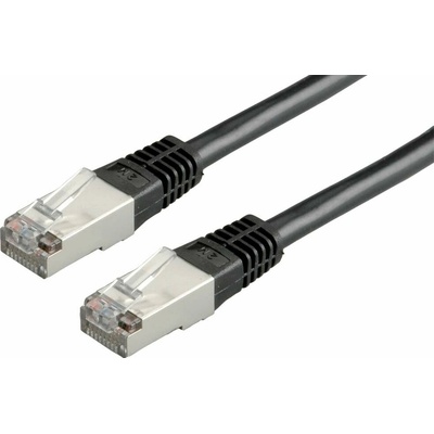 Value 21.99.1365 RJ45 CAT 6 S/FTP 5m čenrý