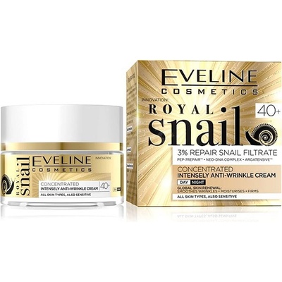 Eveline Cosmetics Royal Snail denný a nočný protivráskový krém 40+ 50 ml