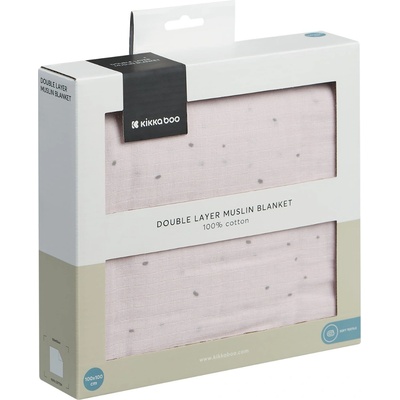 Kikkaboo Oдеяло от муселин двупластово 100х100 см Hedge-hugs (31103010086)