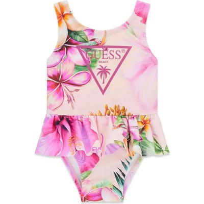 GUESS Цял бански за бебе момиче с цветя Guess