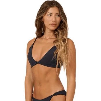 SALTY CREW Seafarer solids tall tri bikini top - Black (Black)