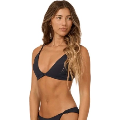 SALTY CREW Seafarer solids tall tri bikini top - Black (Black)