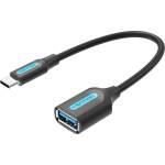 Vention Кабел Vention CCVBB, USB-C 3.1 мъжки към USB-A женски OTG, 0.15m, чере (CCVBB)