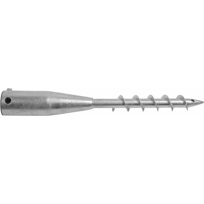 Zemná skrutka GS03, Zn, 550x60x1,7 mm