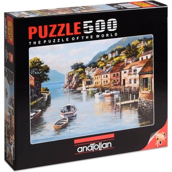 Image 1 of Anatolian Пъзел Anatolian от 500 части - Крайречни къщи, Сунг Ким (P3535)