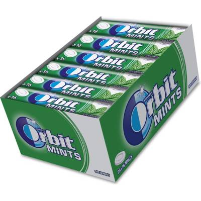 Cukríky Dropsy Mints Orbit 28 g