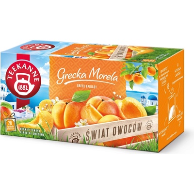 Teekanne Greek Apricot ovocný čaj řecká meruňka 20 sáčků