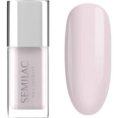 Semilac Klasický lak na nehty růžový poloprůhledný 102 Sheer Milky Pink