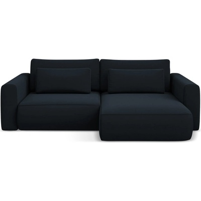 makamii Тъмносин кадифен разтегателен ъглов диван с място за съхранение (десен ъгъл) Kapua - Makamii (KAPUA_RCF_S_3_P1_C29)