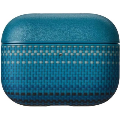 PITAKA Magsafe Калъф за Apple AirPods Pro 3, Pitaka Aramid Fiber Magnetic Moonrise Case, Син (APM2503)