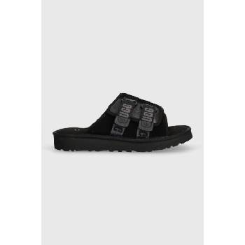 Ugg Кожени чехли UGG Goldencoast Strap Slide в черно 1142730 (1142730.BLK)