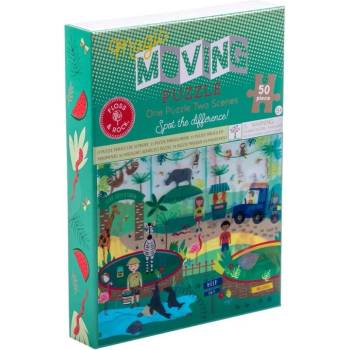 Image 1 of Floss and Rock Пъзел Floss and Rock Magic moving - Джунгла, 50 части (46P6529)