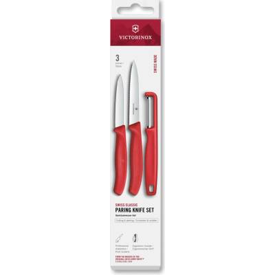Victorinox Swiss Classic sada nožů a I škrabky Chili Red 6.7111.33C1