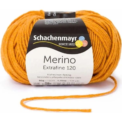 Schachenmayr Merino extrafine 120 Hořčicová 126