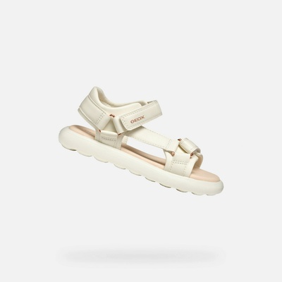 Geox Кремави момичешки сандали Geox Puffypop Geox | Byal | Момичешки | 29