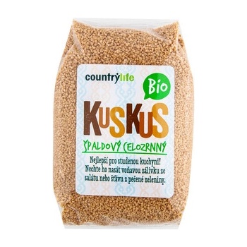 COUNTRY LIFE Kuskus špaldový celozrnný BIO 0,5 kg