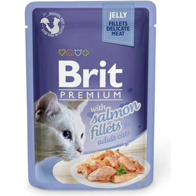 Brit Premium Cat Delicate Fillets in Jelly Salmon 85 g