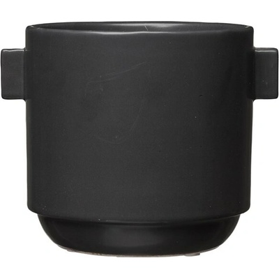 Wikholmform Kameninový kvetináč RACHEL 14cm čierny