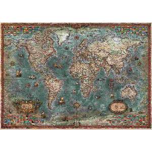 Educa - Puzzle Historical World Map - 8 000 piese