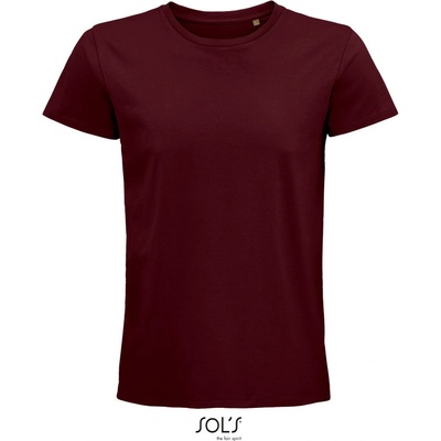 SOL's tričko Pioneer Men krátký rukáv pánské burgundy