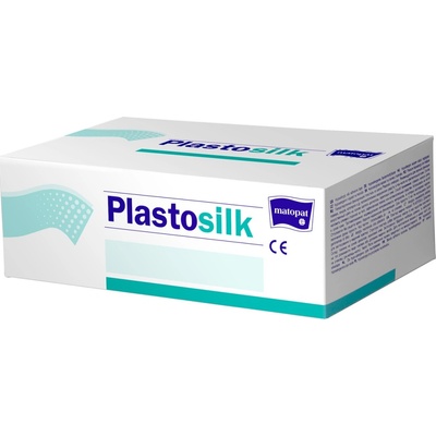 Matopat Plastosilk Matopat hypoalergénna náplasť z umelého hodvábu na cievke 5 cm x 5 m 11 ks