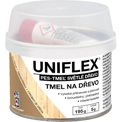 Uniflex PES-TMEL tmel na drevo 200 g svetlé drevo