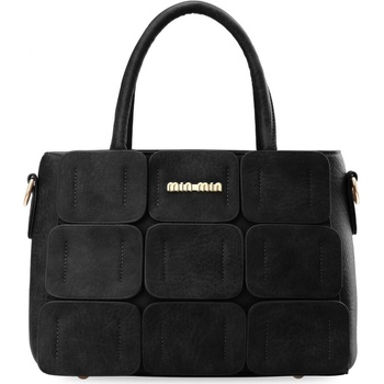 elegantní dámská kabelka zarka kufřík aktovka 3d černá