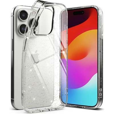 Ringke Блестящ Калъф за iPhone 15 Pro Max, Ringke Air Glitter Case, Прозрачен (8809919306928)