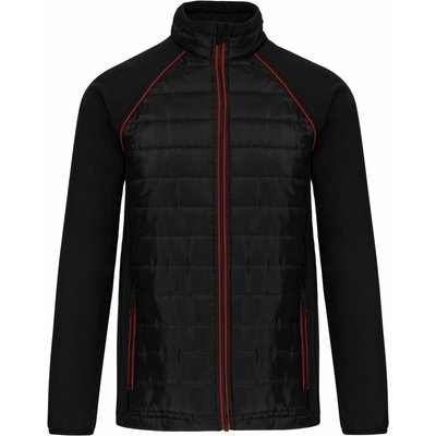 Kariban WK6147 pracovná hybridná bunda "Day-to-Day" 20.6147 black/red