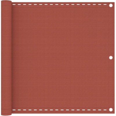 Greatstore Balkonová zástěna terakota 90 x 600 cm HDPE
